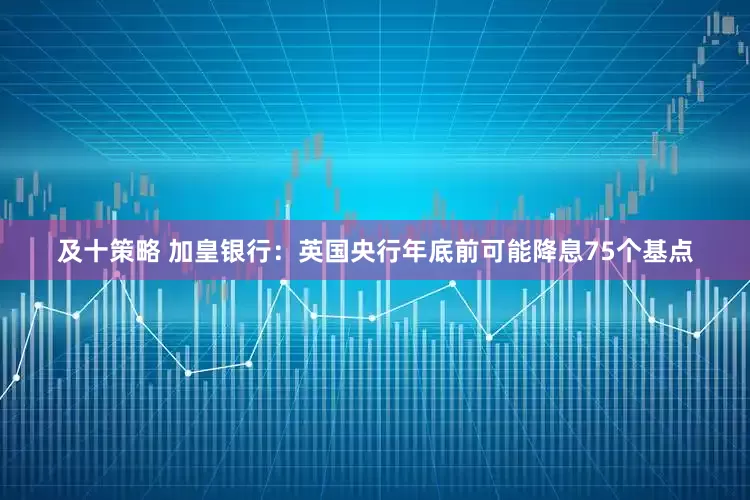 及十策略 加皇银行：英国央行年底前可能降息75个基点